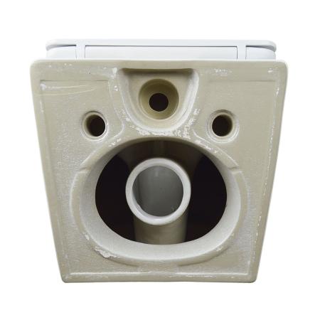 Унитаз подвесной Azario Grado 490х370х370 безободковый сиденье микролифт, белый (AZ-0046 SP)