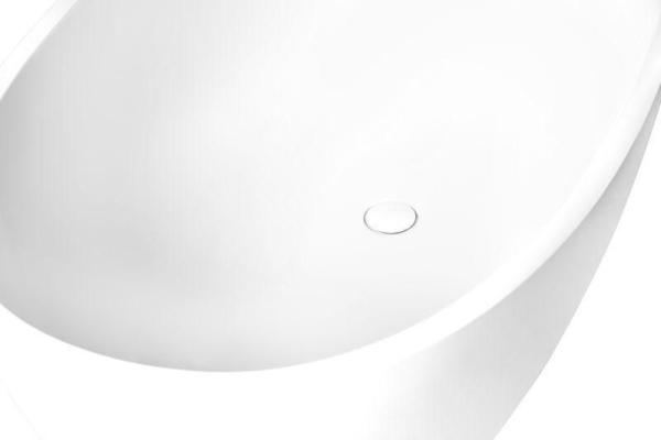 Ванна NT BAGNO NT205A TRIESTE 1800x760 искусственный камень белый матовый