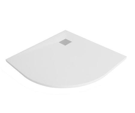 Душевой поддон WasserKraft Main 41T01 90x90 см, четверть круга стеклопластик