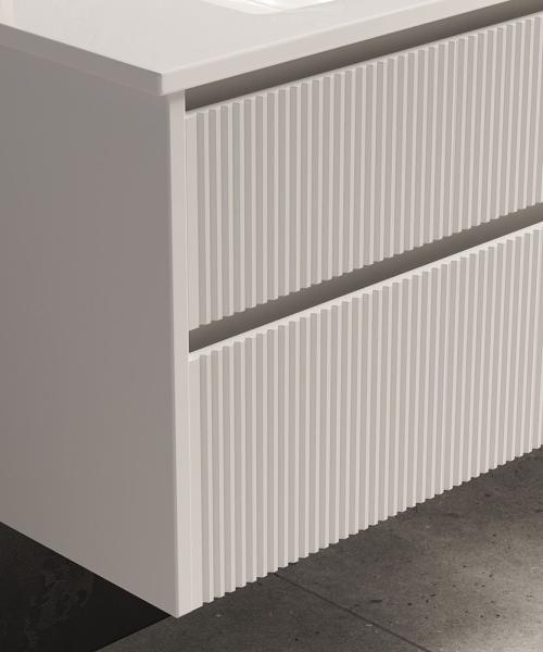 Тумба SANVIT Рольф 2 120 подвесная Белый без раковины