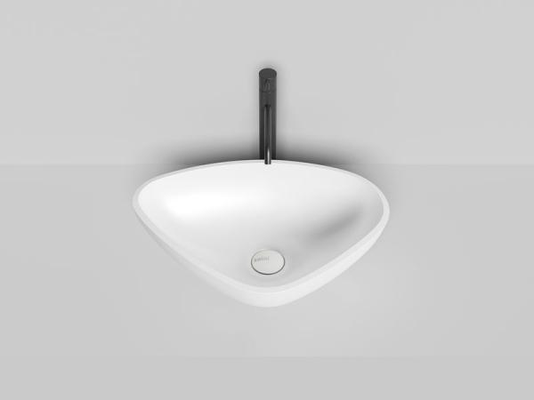 Раковина Salini GLORIA 06 S-Stone матовая 56x39 1102206M накладная