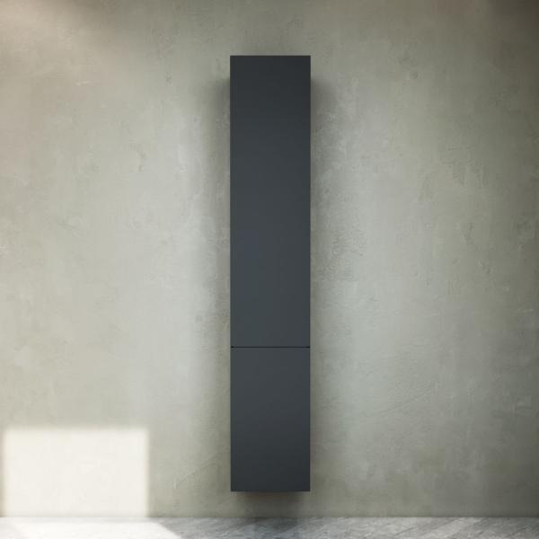 Шкаф-пенал подвесной, правый, 30 см, графит матовый AM.PM Gem M90CHR0306GM графит матовый