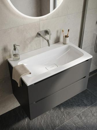 Раковина Uperwood Smile Rsmile80wg0 80 см белая глянцевая без отверстия под смеситель