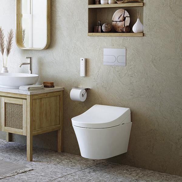 TOTO GP Унитаз подвесной 38x54cм, безободковый, tornado, CeFiONtect, cиденье Washlet, цвет: белый