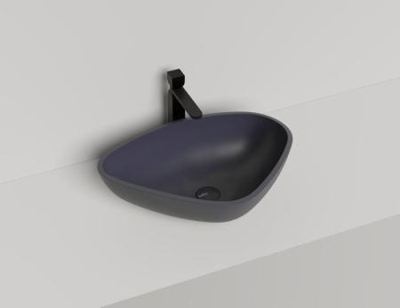 Раковина Salini GLORIA 06 S-Stone покраска RAL матовая 56x39 1102206MF накладная