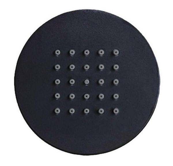 Боковая форсунка Bossini Tondo Flat I00175.073, черная матовая