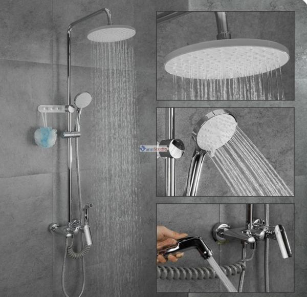 Душевая система Frap F24004 хром для ванны