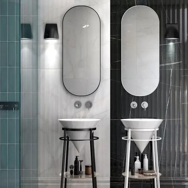 Kerama Marazzi Cono 42 Зеркало 42см., подвесное, цвет: белый матовый