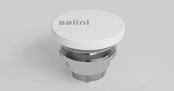 Донный клапан Salini для раковины фиксированный D 602 S-Sense глянцевый 16721WG