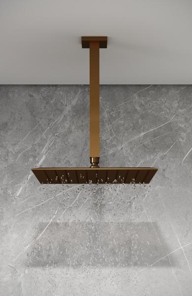 Держатель верхнего душа потолочный Boheme QUBIC Bronze 629-QUBIC-BR