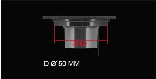 Душевой трап Gappo G81051 хром 100x100мм