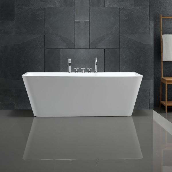 Ванна Vincea VBT-425-1700 1700х800х600 цвет белый щелевой перелив