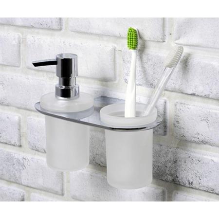 Стакан для зубных щеток Wasserkraft Kammel K-8389 с дозатором