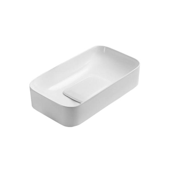 Раковина Vincea VBS-50470, 705*380*150, накладная, цвет белый фарфор