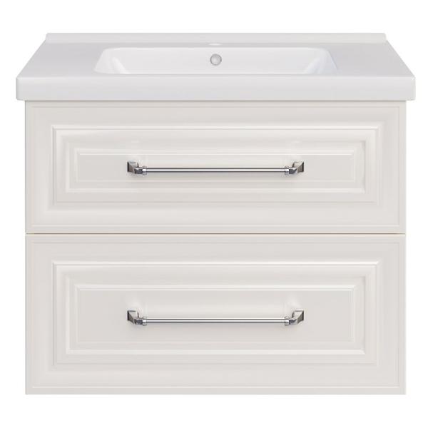 Тумба ASB-Mebel Валенца 80 Слоновая кость подвесная под раковину Гармония 80