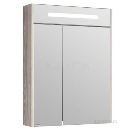 Зеркальный шкаф AQUATON Сильва 60 дуб фьорд 1A216202SIW60
