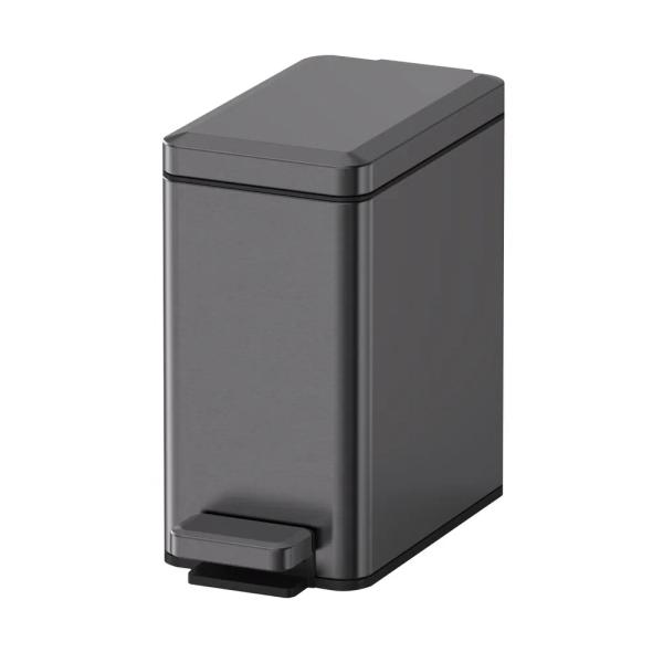 Мусорное ведро RAGLO R361.606.09 с педалью для открывания, графит
