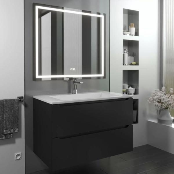 Раковина Uperwood Next 80 см, прямоугольная, белая