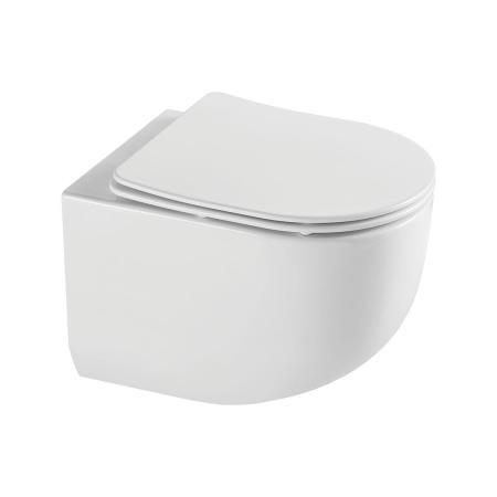 Унитаз подвесной Vincea Tornado Globo VT1-52T цвет белый, ультратонкое soft-close сиденье