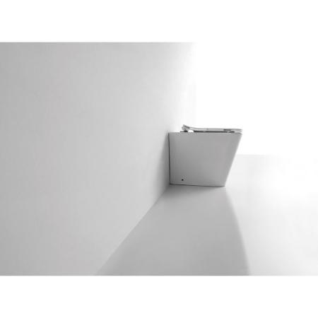 Унитаз CeramaLux NS-3170 54 см приставной безободковый микролифт