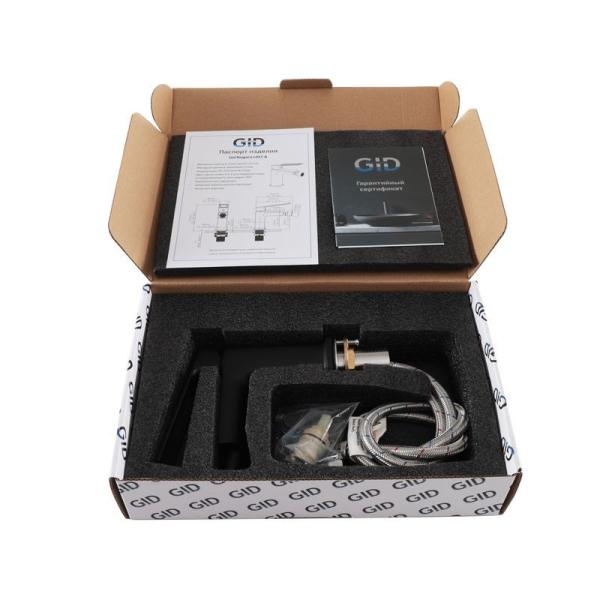 Смеситель Gid Niagara L057-BM-B для биде Черный матовый