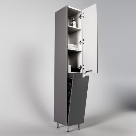Колонна универсальная Style Line Марелла с корзиной, Люкс антискрейтч серый, PLUS