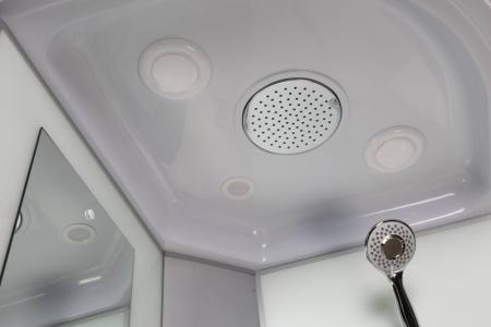 Душевая кабина Niagara NG-1101-14F 900х900х2150 низкий поддон 13см стекло матовое с полкой