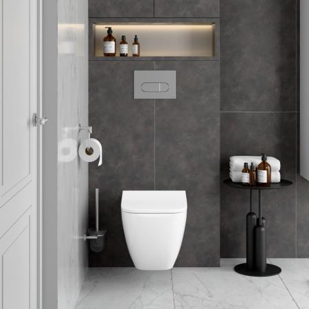 Инсталляция с унитазом VitrA Shift  9855B003-7206  цвет клавиши хром