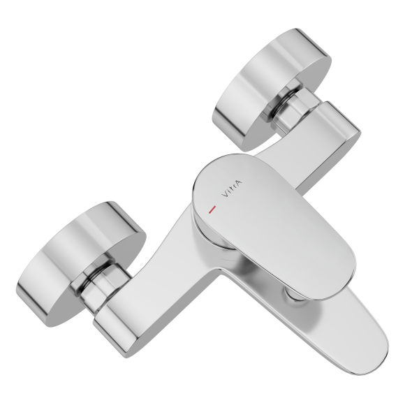 Смеситель VitrA Flow Round  A43057EXP1 настенный однорычажный хром латунь