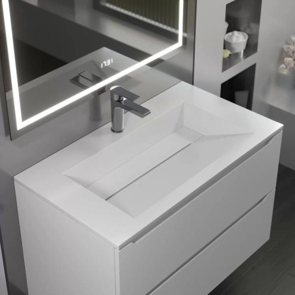 Раковина Uperwood Next 80 см, прямоугольная, белая