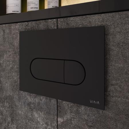 Инсталляция для унитаза VitrA V-Fix Core 800-1874 с кнопкой матовой черной