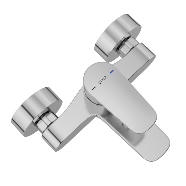 Смеситель VitrA Flow Soft  A42946EXP настенный однорычажный хром латунь