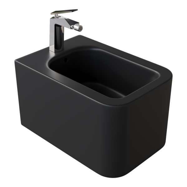 Биде подвесное Boheme Mane Черный матовый 970-BDT-B