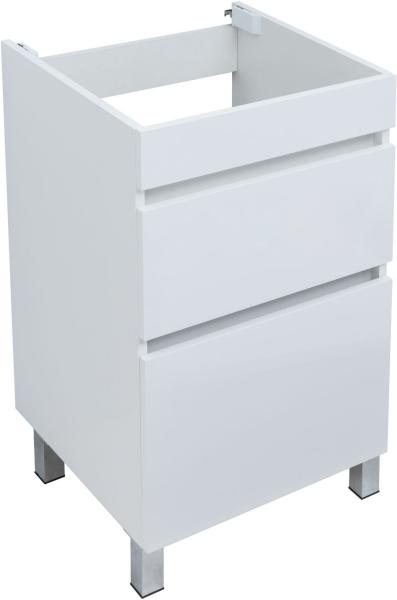 Тумба под раковину Aquanet Вега 48 белый глянец