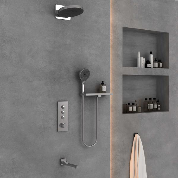 Душевой комплект Vincea Inspire VSFW-433TI1RCH встраиваемый, хром