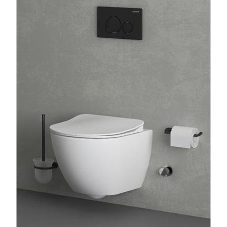 Унитаз CREAVIT FREE безободковый с биде. с смесителем FE322-34CB00E-0001 (сиденье отдельно)