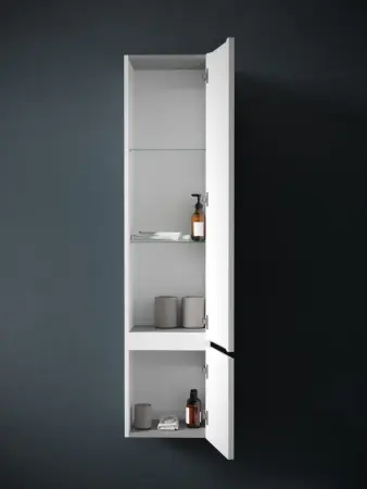 Шкаф-пенал SANCOS Very подвесной правый,  Bianco , 350х300х1600 мм, арт. PVR35RW