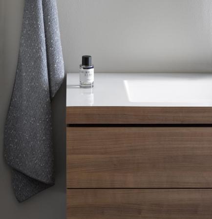 Duravit L-Cube База с раковиной  500x800x480,  2 выдв.ящика, American Walnut