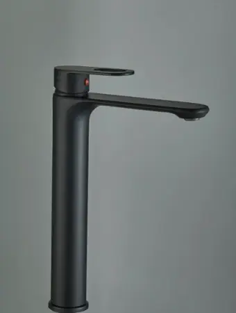 Смеситель для раковины BOCH MANN, SANTA XLB BM8597 высокий, черный