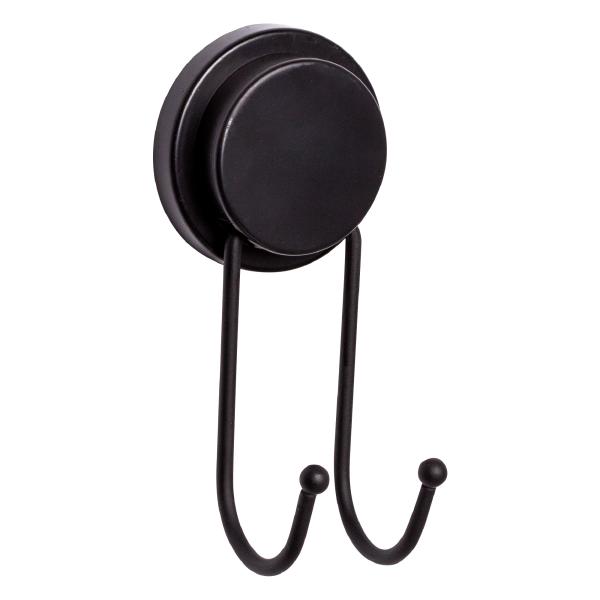 Двойной крючок для ванной FIXSEN MAGIC BLACK FX-45005A, черный