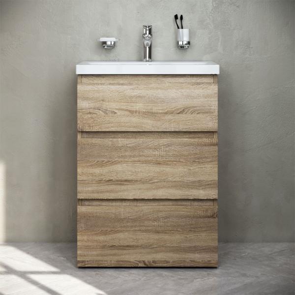 Тумба под раковину напольная AM.PM Gem S M91FSX0602OF светлый дуб