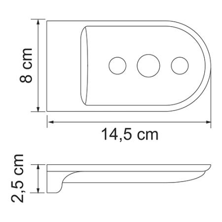 Мыльница Wasserkraft Kammel K-8369 решетка