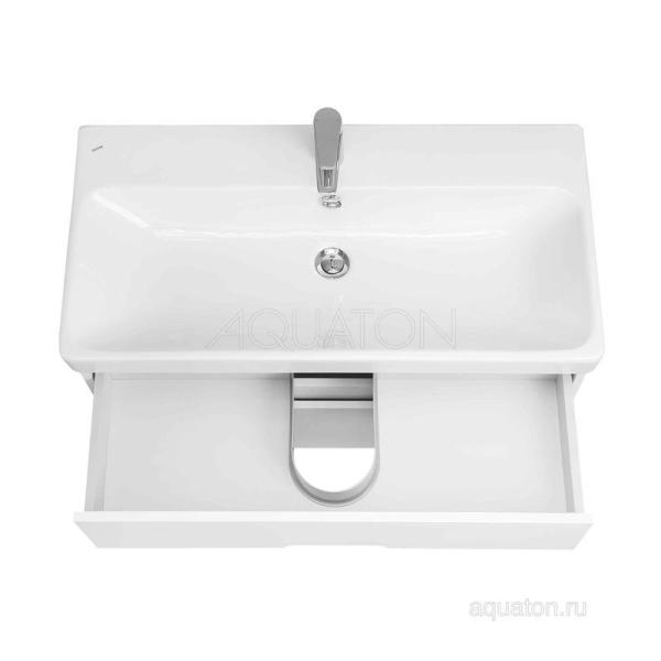 Тумба под раковину AQUATON Оливия 90 белый матовый 1A254401OL010