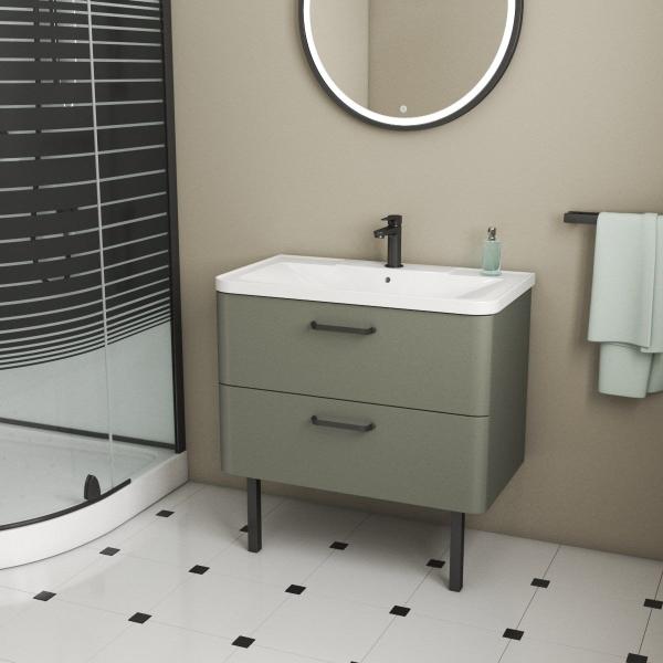 Тумба Veneciana TIBR 80 под умывальник Atlantica 80 олива
