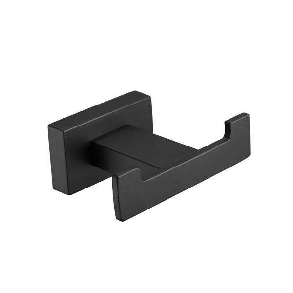 Крючок для ванной комнаты двойной Maretti Torino Black TRB53297, черный