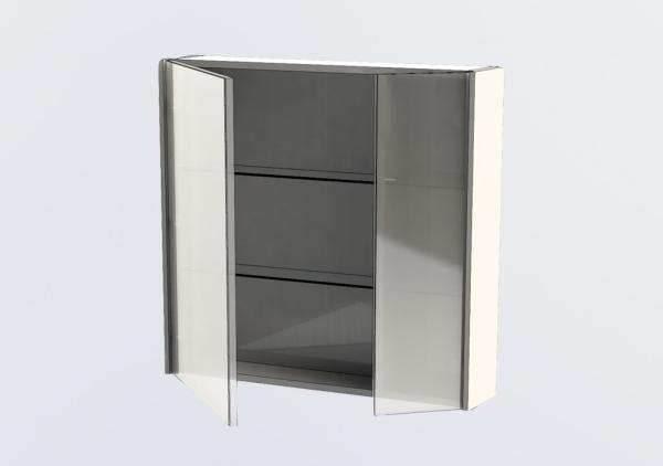 Зеркало шкаф Aquanet Латина 80 цвет белый