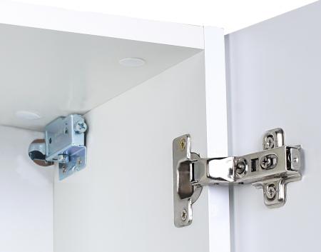 Колонна универсальная Style Line Каре 30 L с корзиной, Люкс белая, PLUS