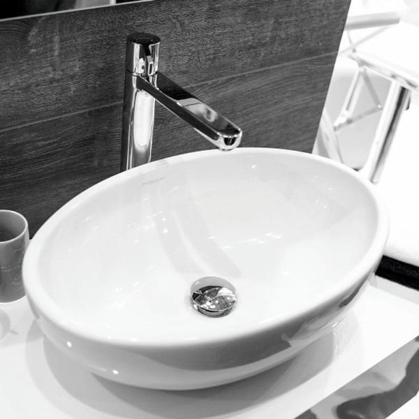 Раковина Sanita luxe Ringo на столешницу 530х340х150 мм RNGSLWB01C