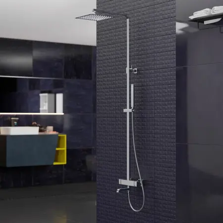 Душевая стойка BERGES KALISTO 3S 75023 с термостатом, хром