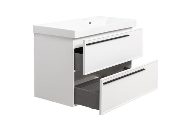 Тумба под раковину LA FENICE Elba Bianco TWIN белый 90 FNC-01-ELB-B-90-2 белый матовый